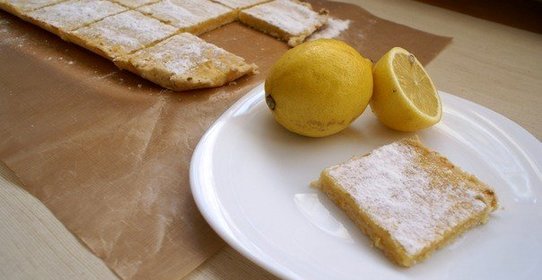 Лимонные пирожные (Lemon bars)