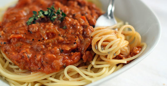 Спагетти болоньезе