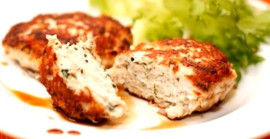 Котлеты куриные с чесноком