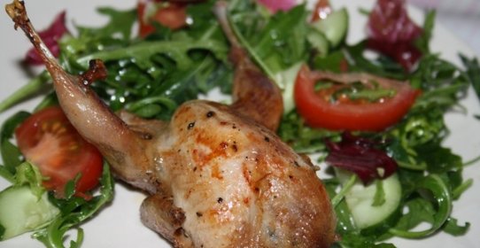 Перепелки в кленовом сиропе