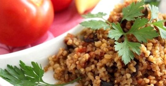 Булгур с овощами