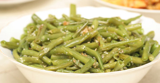 Гарнир из стручковой фасоли