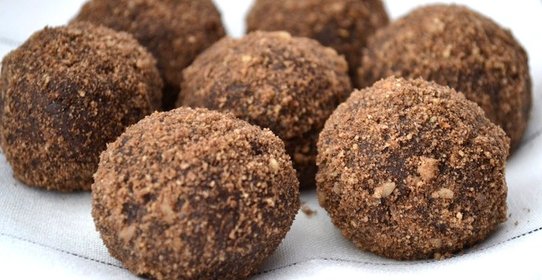 Пирожное картошка из овсяного печенья