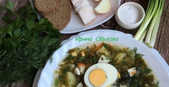 Борщ зеленый