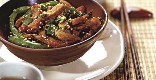 Телятина с кунжутными семечками