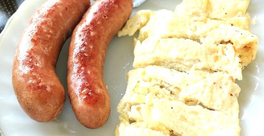 Сардельки жареные