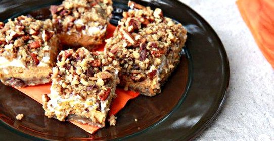 Тыквенно-сливочные пирожные