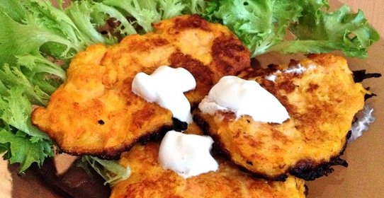 Оладьи морковные на кефире