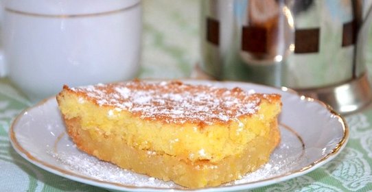 Лимонные пирожные