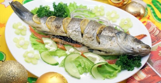 Сибас к новогоднему столу