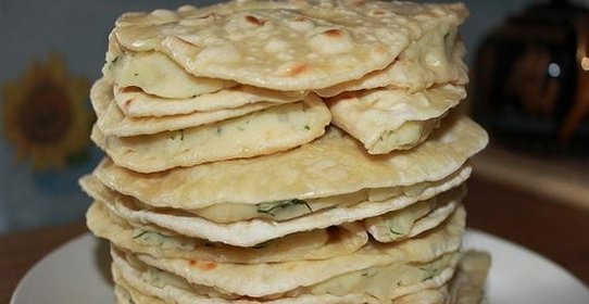 Татарские лепешки с картошкой