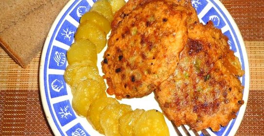 Картофельные лепешки с зеленым луком