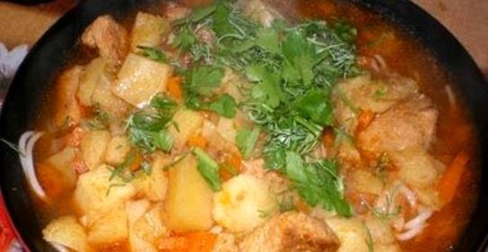 Лагман из курицы в мультиварке