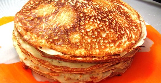 Блины на молоке тонкие