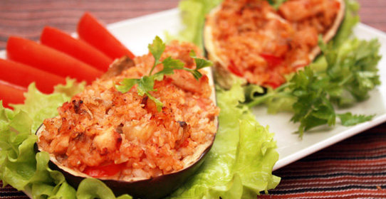 Фаршированные баклажаны