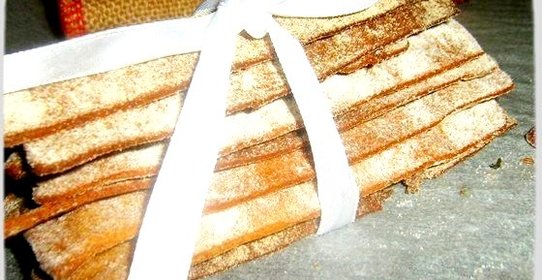 Постные ржаные хлебцы с тмином