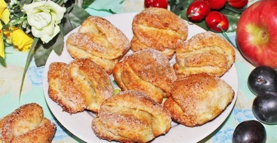 Творожное печенье треугольники