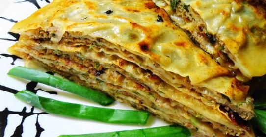 Китайские лепешки с мясом