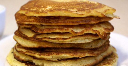 Блины на ряженке толстые