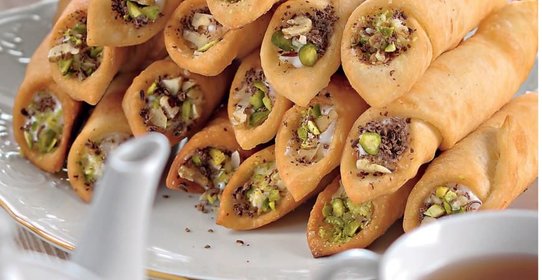 Пирожные канноли с рикоттой