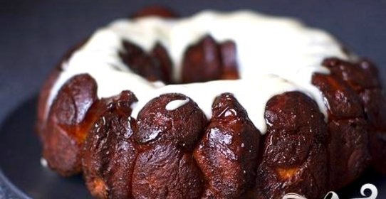 Хлеб со сливочной глазурью