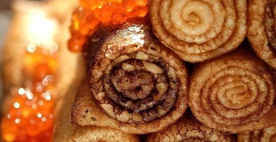 Блины с икрой