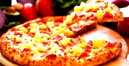 Пицца в микроволновке без дрожжей