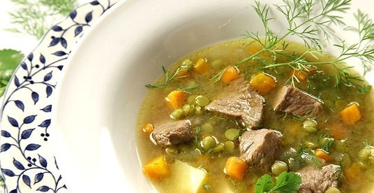 Гороховый суп с мясом