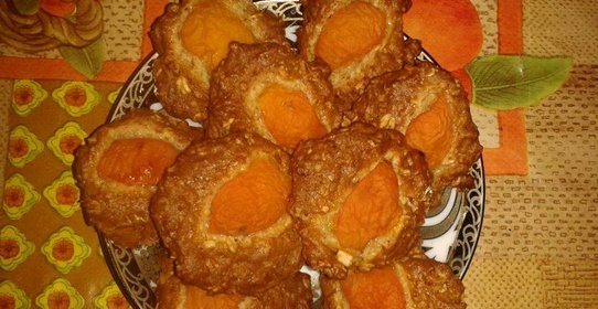 Овсяное печенье с абрикосами