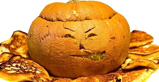 Блины из тыквенного пюре