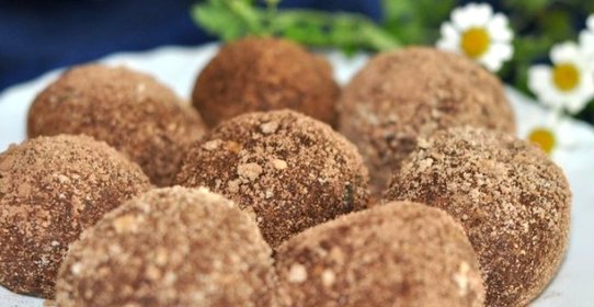 Пирожное картошка из печенья со сгущенкой