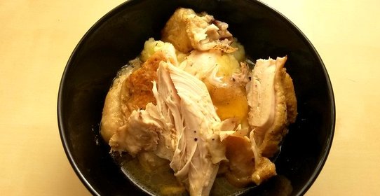 Курица в рукаве