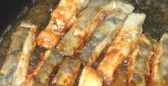 Камбала жареная