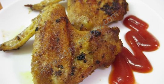 Куриные крылышки острые