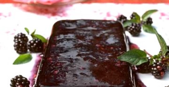 Ежевичное желе с красным вином