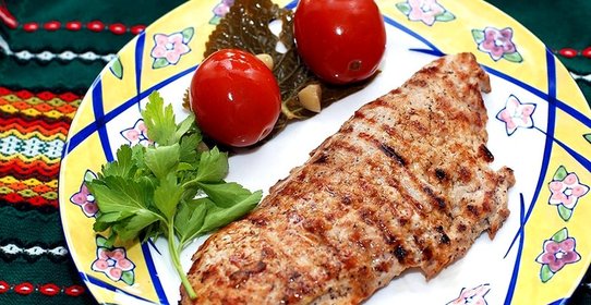 Ромштекс из свинины без сухарей