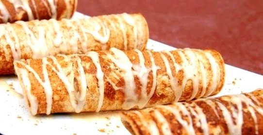 Блинчики с бананом и сгущенкой