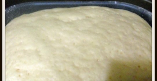 Тесто для пиццы в хлебопечке