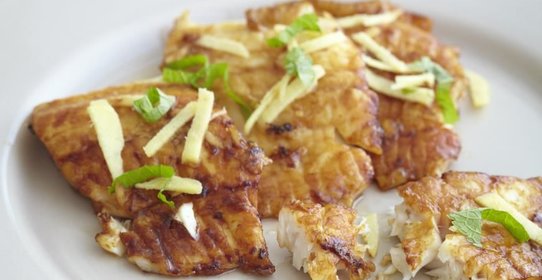 Филе тилапии в имбирном маринаде