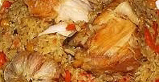 Узбекский плов с курицей