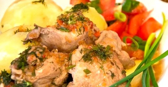 Чахохбили из курицы с вином