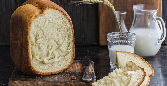 Хлеб на кефире в хлебопечке