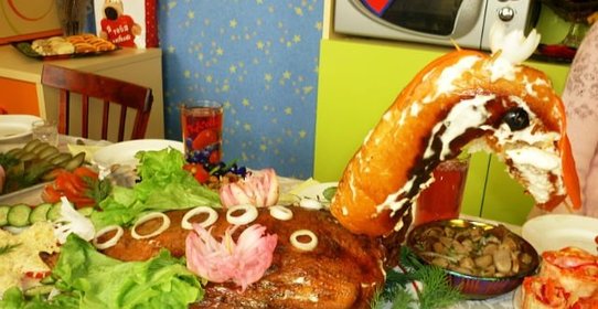 Праздничный гусь