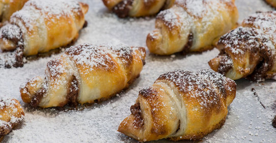 Трубочки с грецкими орехами