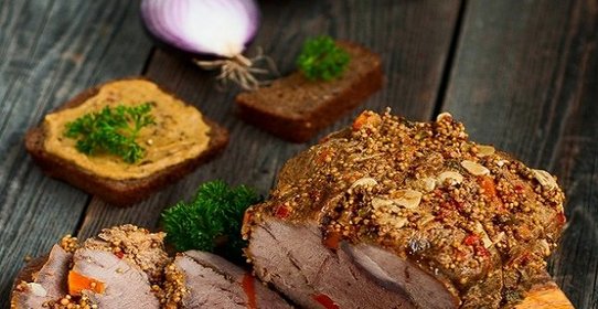 Буженина в микроволновке