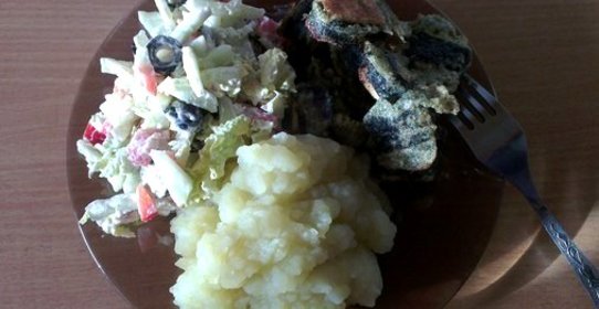 Вегетарианская «рыба» из сыра и нори