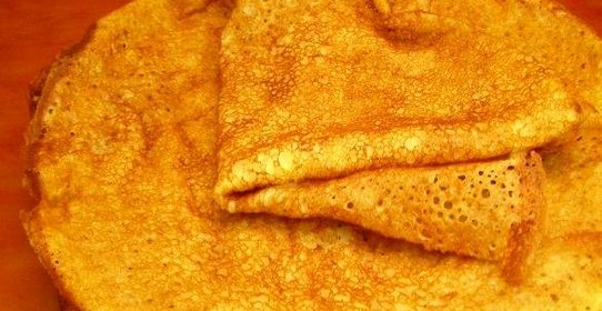 Блинчики на молоке ажурные