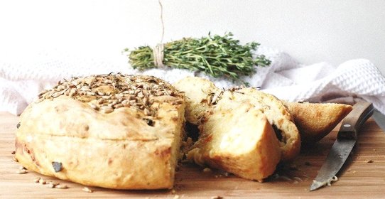 Домашний хлеб с ржаной мукой