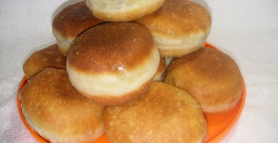 Пончики-пирожки с несладкой начинкой