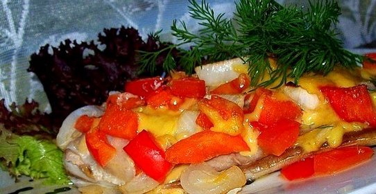 Скумбрия под сырной шубой